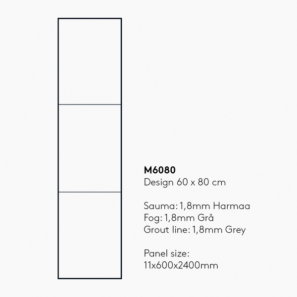 Sisustuslevy Fibo 4001-M6080 S Terrasso Light