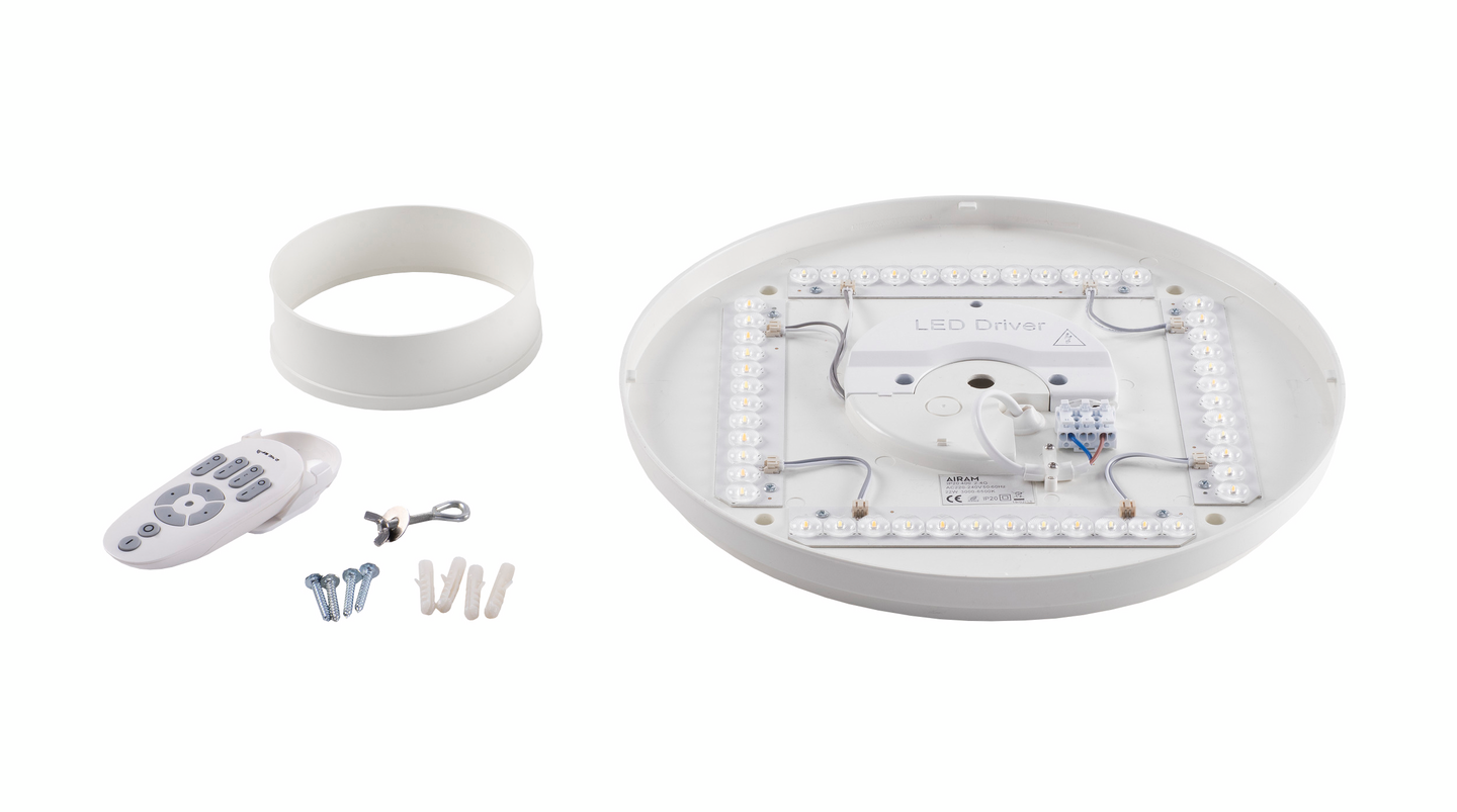 Plafondi Airam Gaia Starlight 400 22W 2700/6500K himmennettävä