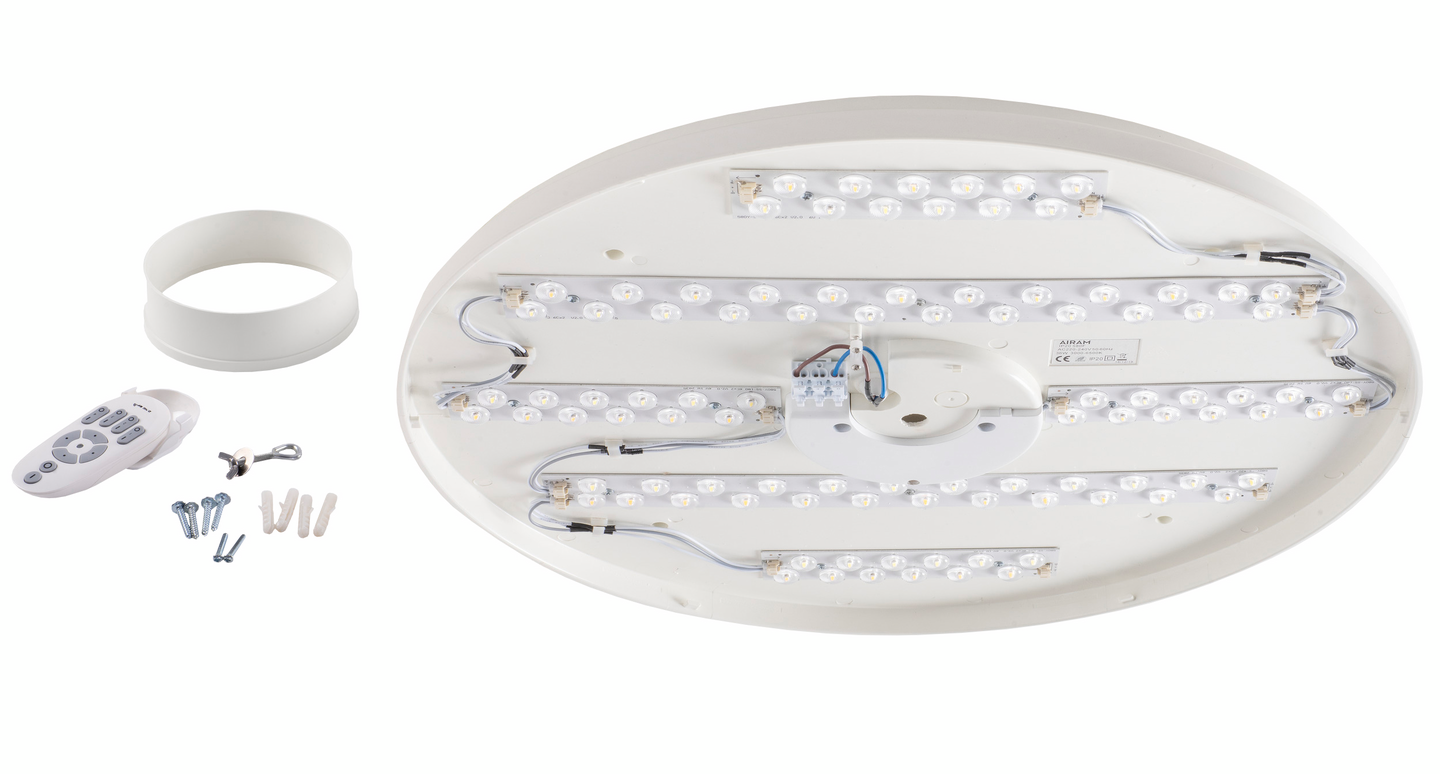 Plafondi Airam Gaia Slim Round 580 36W 2700/6500K himmennettävä