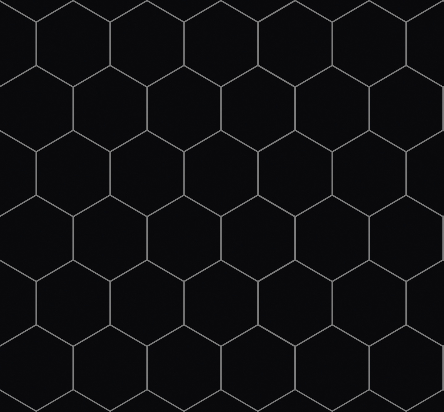 Välitilalevy Fibo 2024-KM71 S Black (Hexagon)