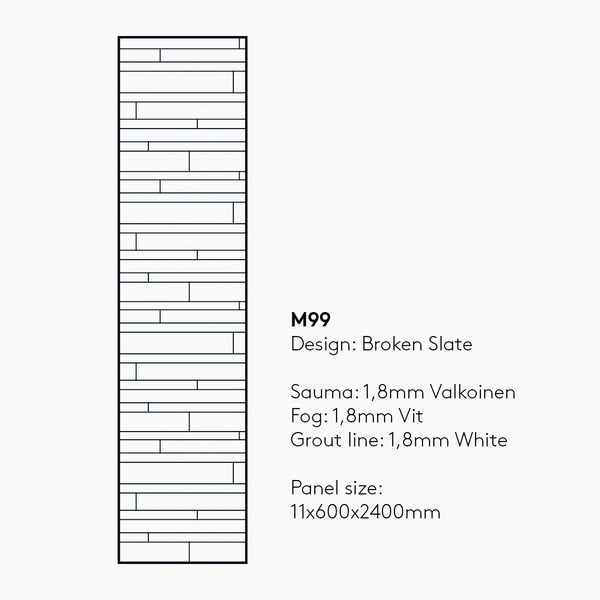 Sisustuslevy Fibo 2124-M99 HG New York Black