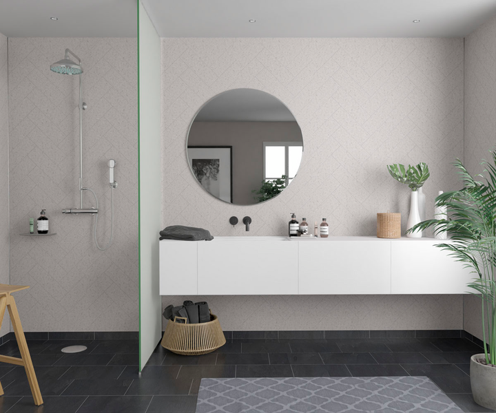 Sisustuslevy Fibo 4001-M72 S Terrasso Light (Fishbone)