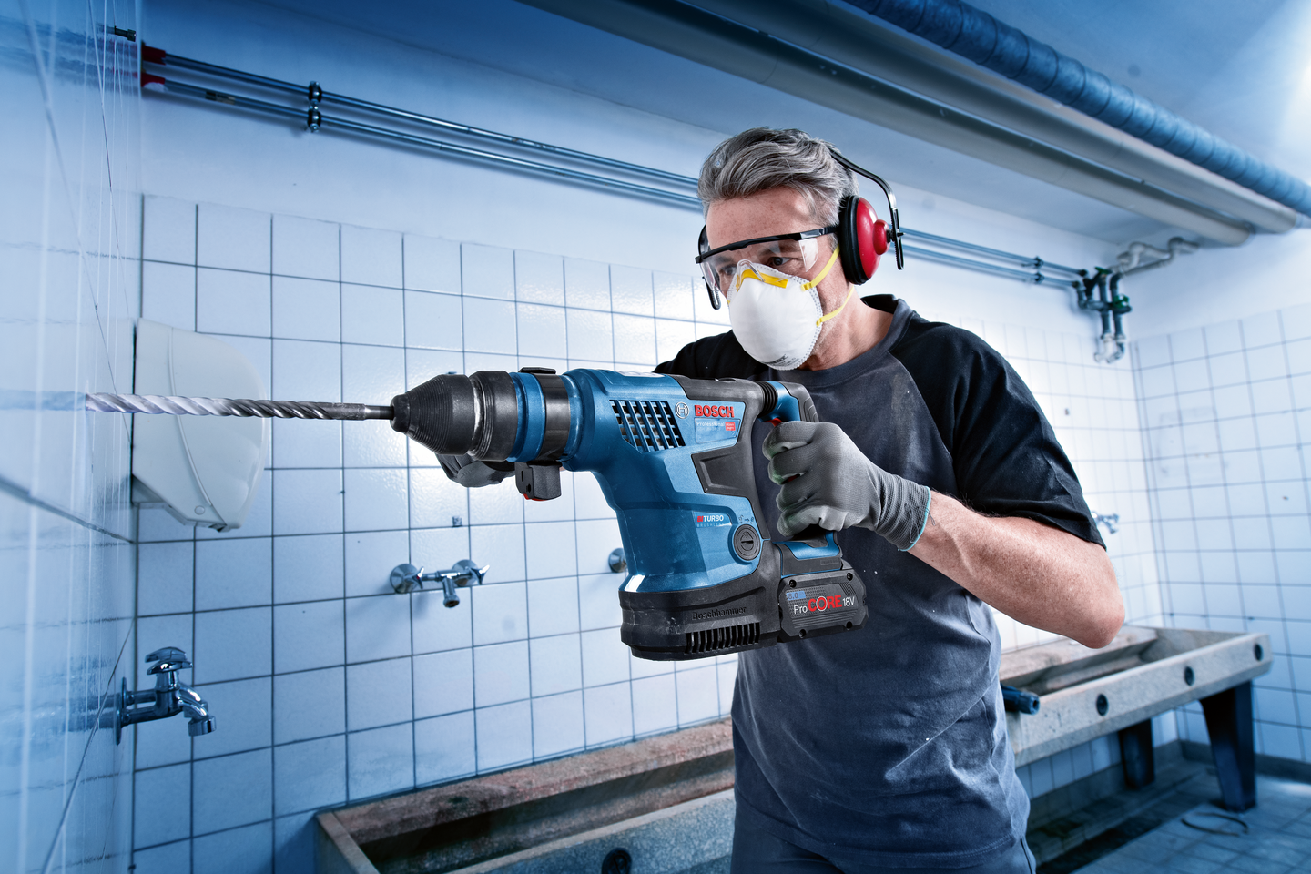 Akkuporavasara Bosch GBH 18V-34 C Solo