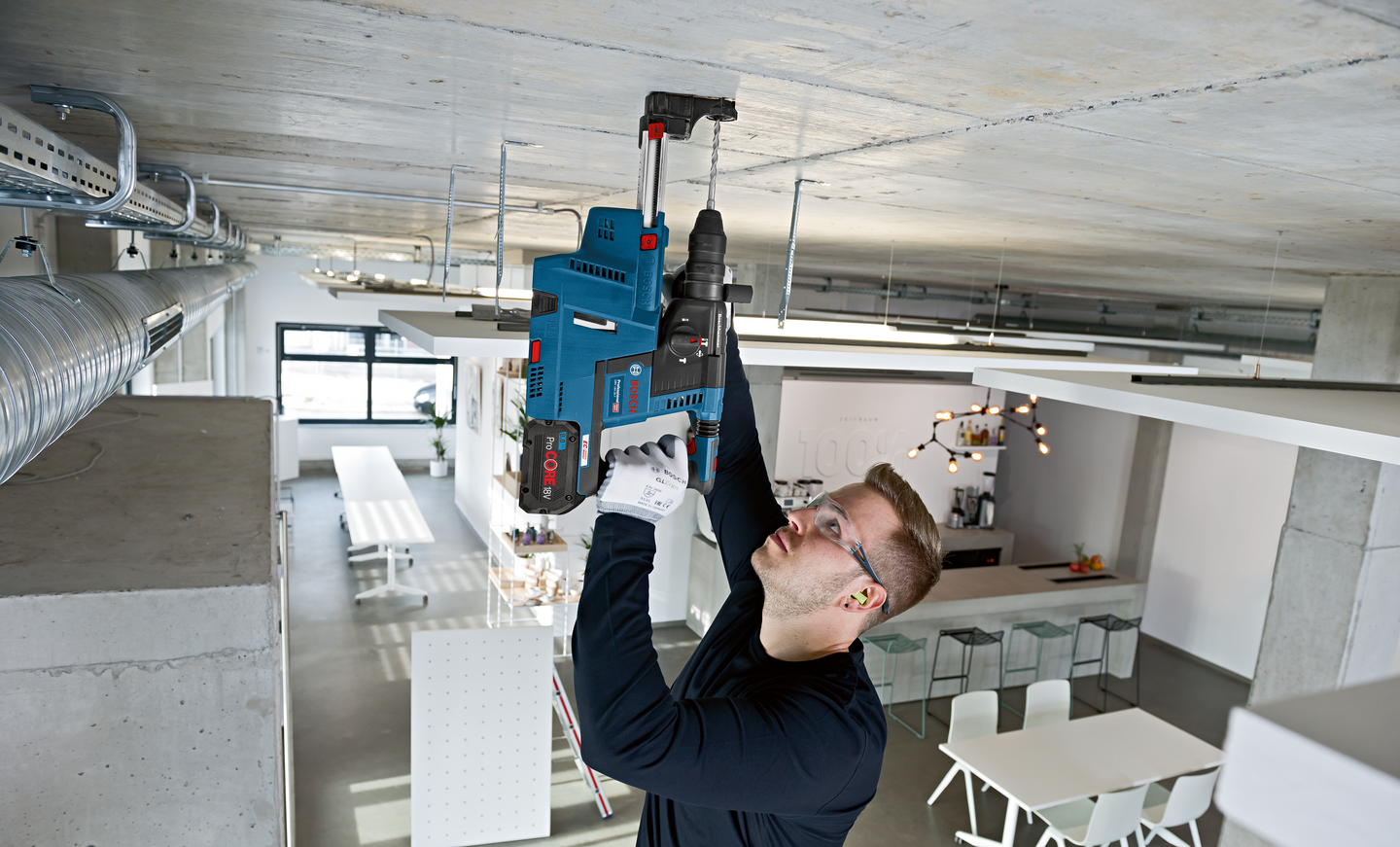 Akkuporavasara Bosch GBH 18V-26 F Solo L-Boxx