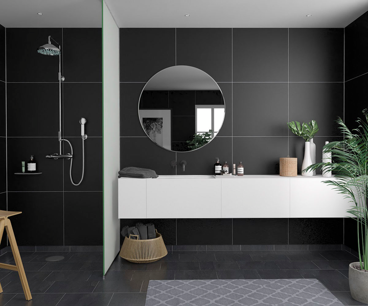 Sisustuslevy Fibo 2024-M6060 S Black