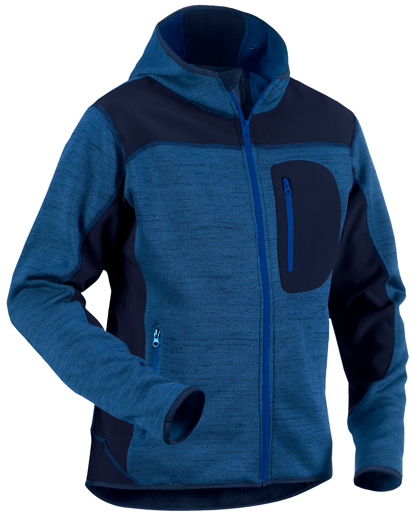 Softshell-takki Blåkläder neulottu 493021178889 sininen-mariininsininen