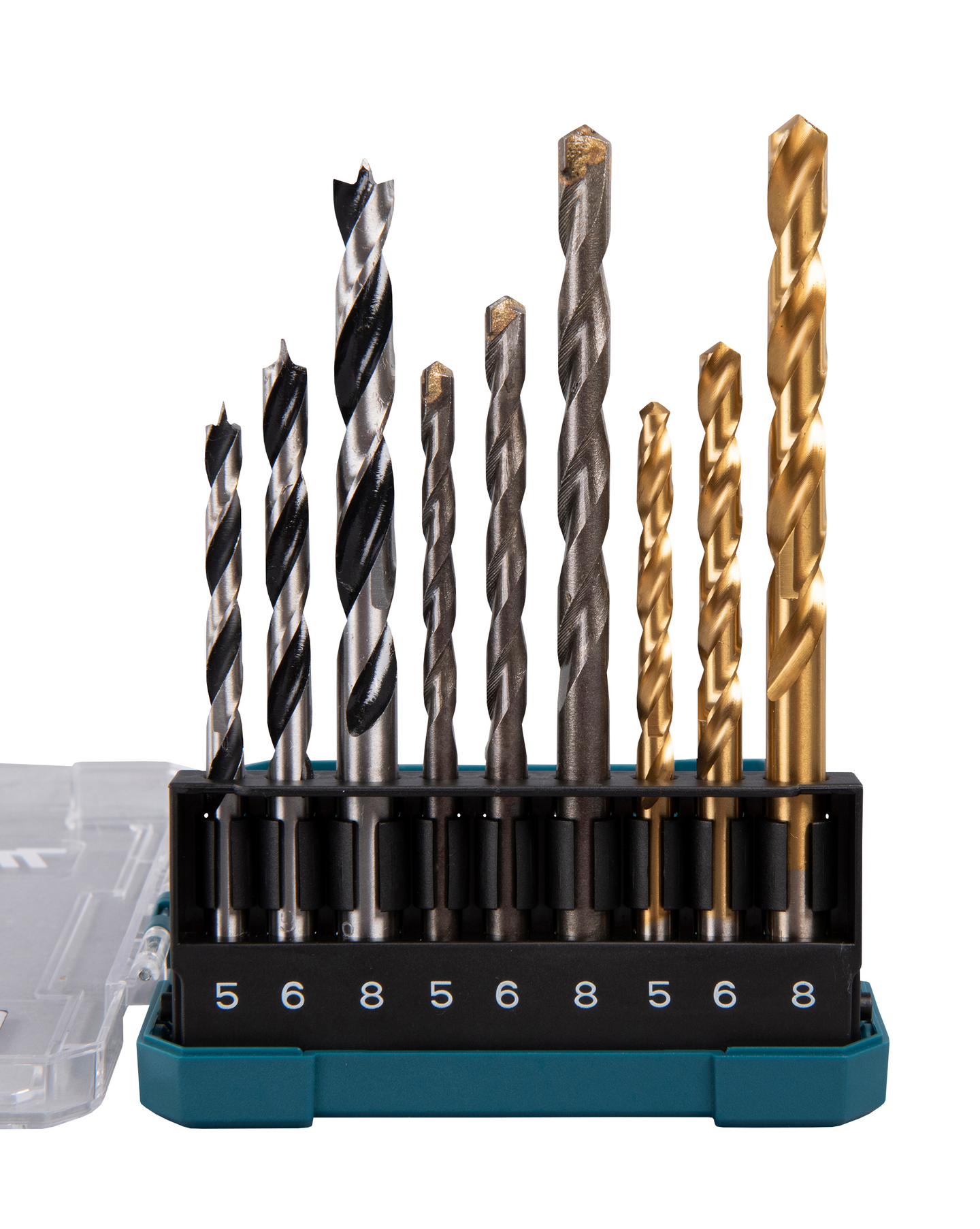 Poranteräsarja Makita 5/6/8mm puu/metalli/kivi