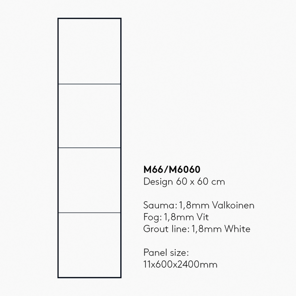 Sisustuslevy Fibo 6274-M6060 EM Dusty Blue