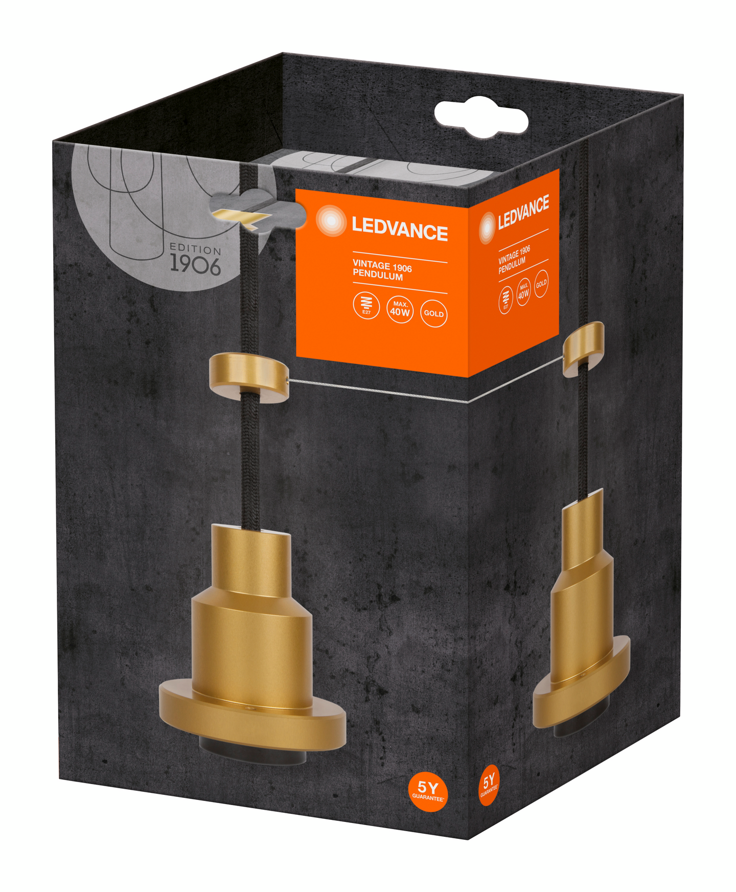 Riippuvalaisin LEDVANCE Vintage Edition 1906 Pendulum E27 kultainen
