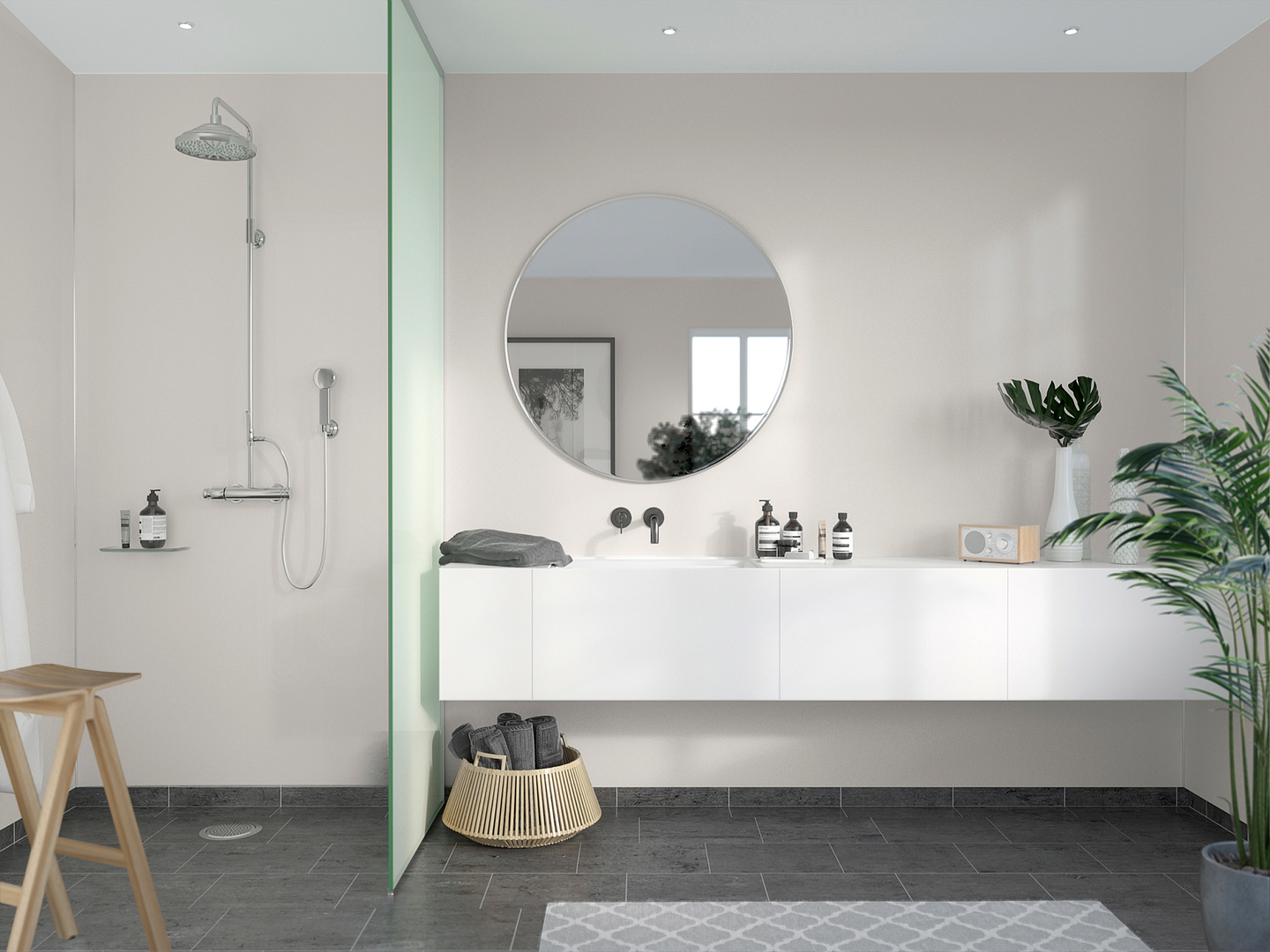 Sisustuslevy Fibo 110 S White Project