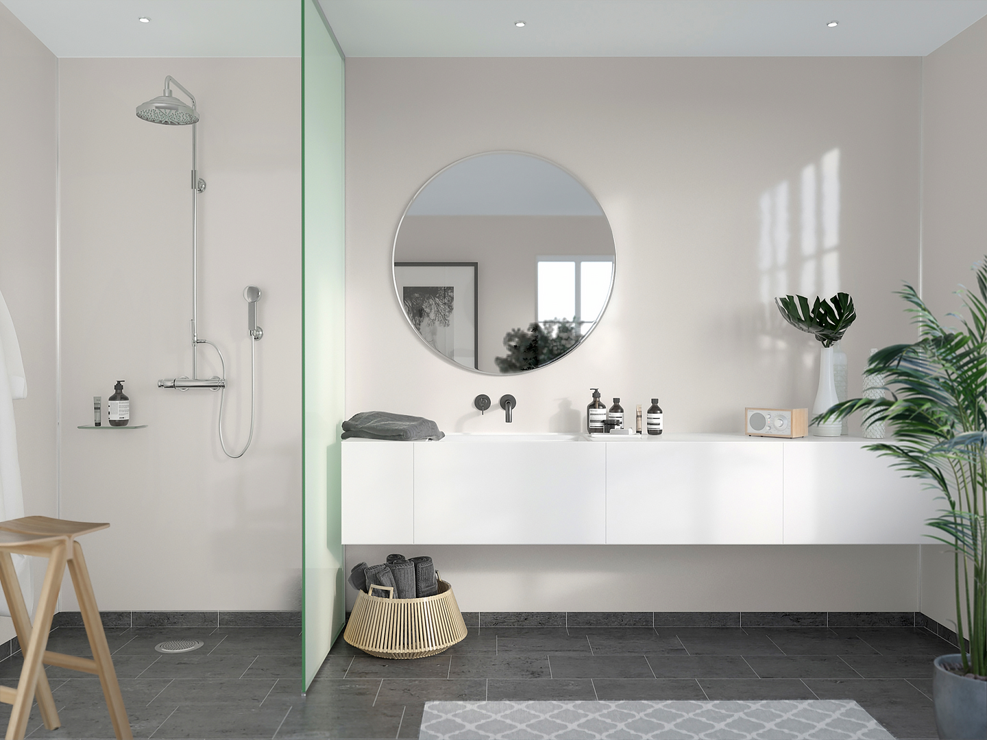 Sisustuslevy Fibo 110 HG White