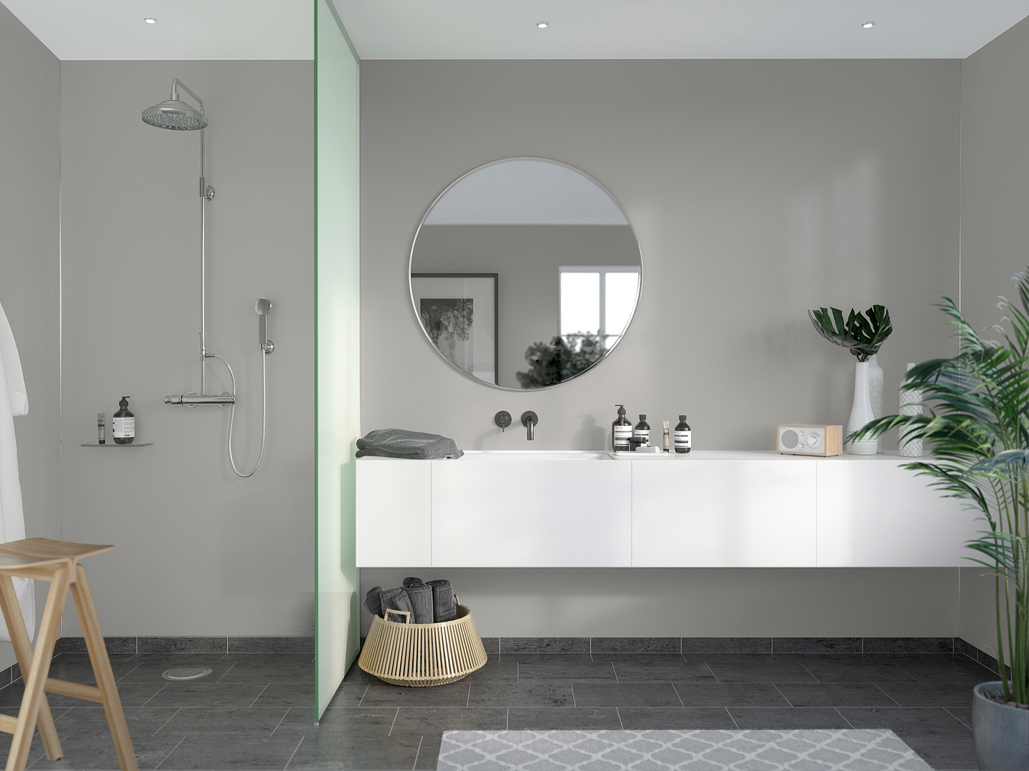 Sisustuslevy Fibo 172 S Polar Grey Project