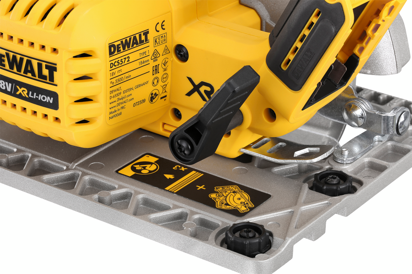 Akkupyörösaha DeWalt DCS572N 18V XR runko