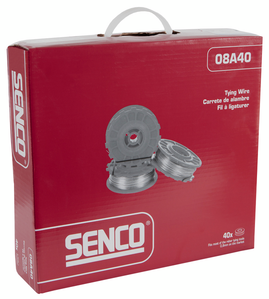 Sidoslanka Senco 0,8mm sähkösinkitty 40rll