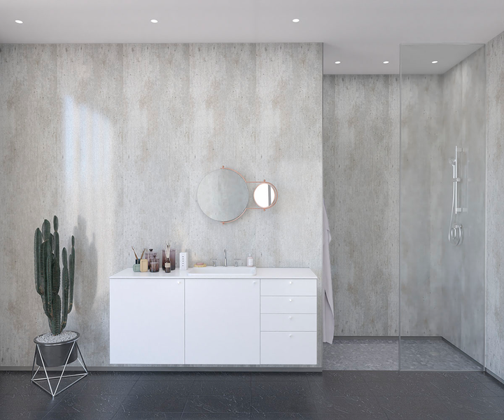 Sisustuslevy Fibo 2204-L00 S Cracked Cement