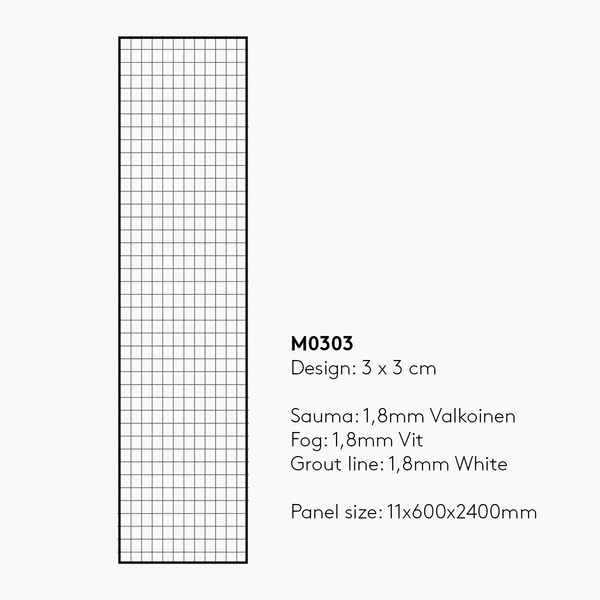 Sisustuslevy Fibo 6274-M0303 EM Dusty Blue