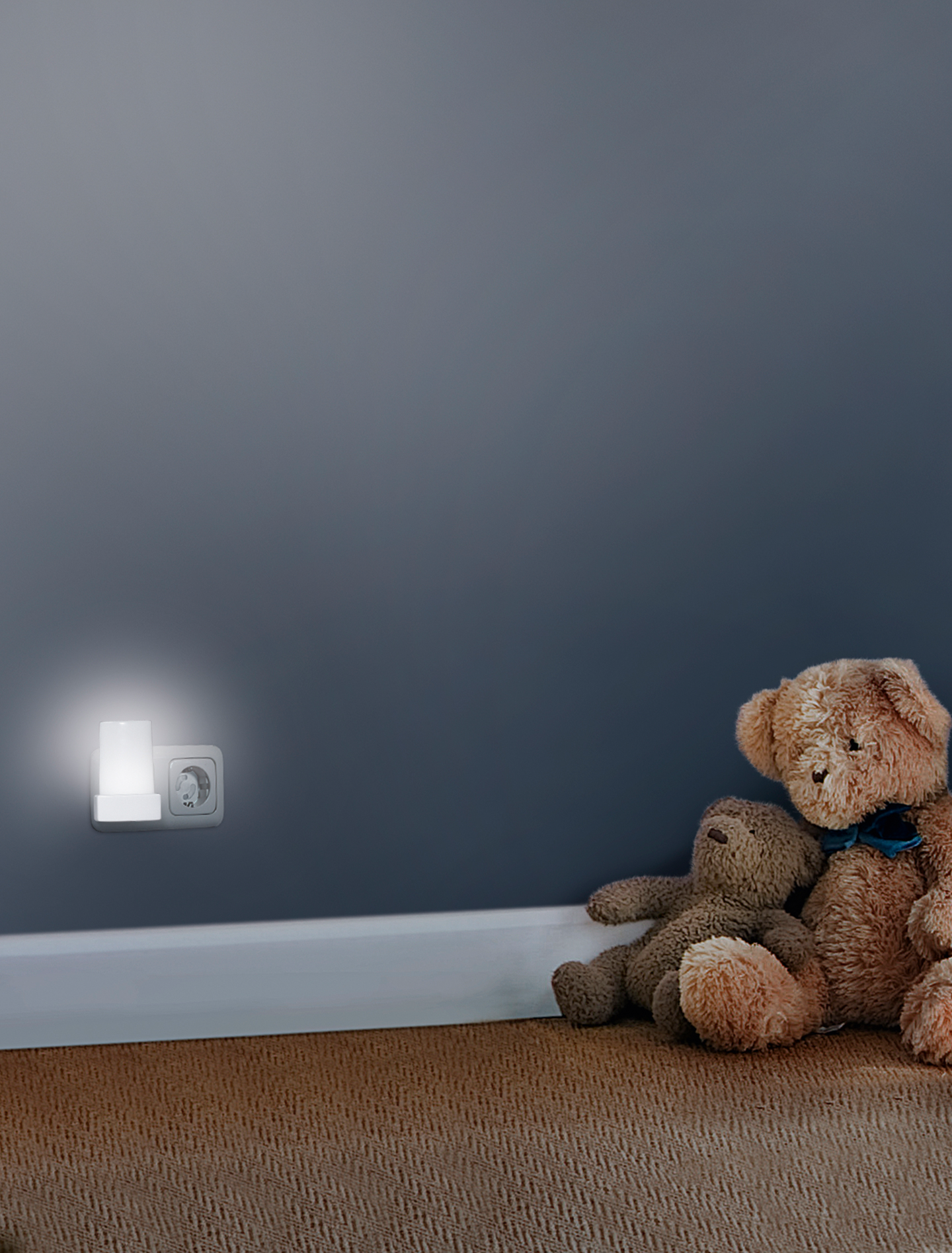 Yövalaisin LEDVANCE Lunetta Shine 10lm 5lm 3000K IP20