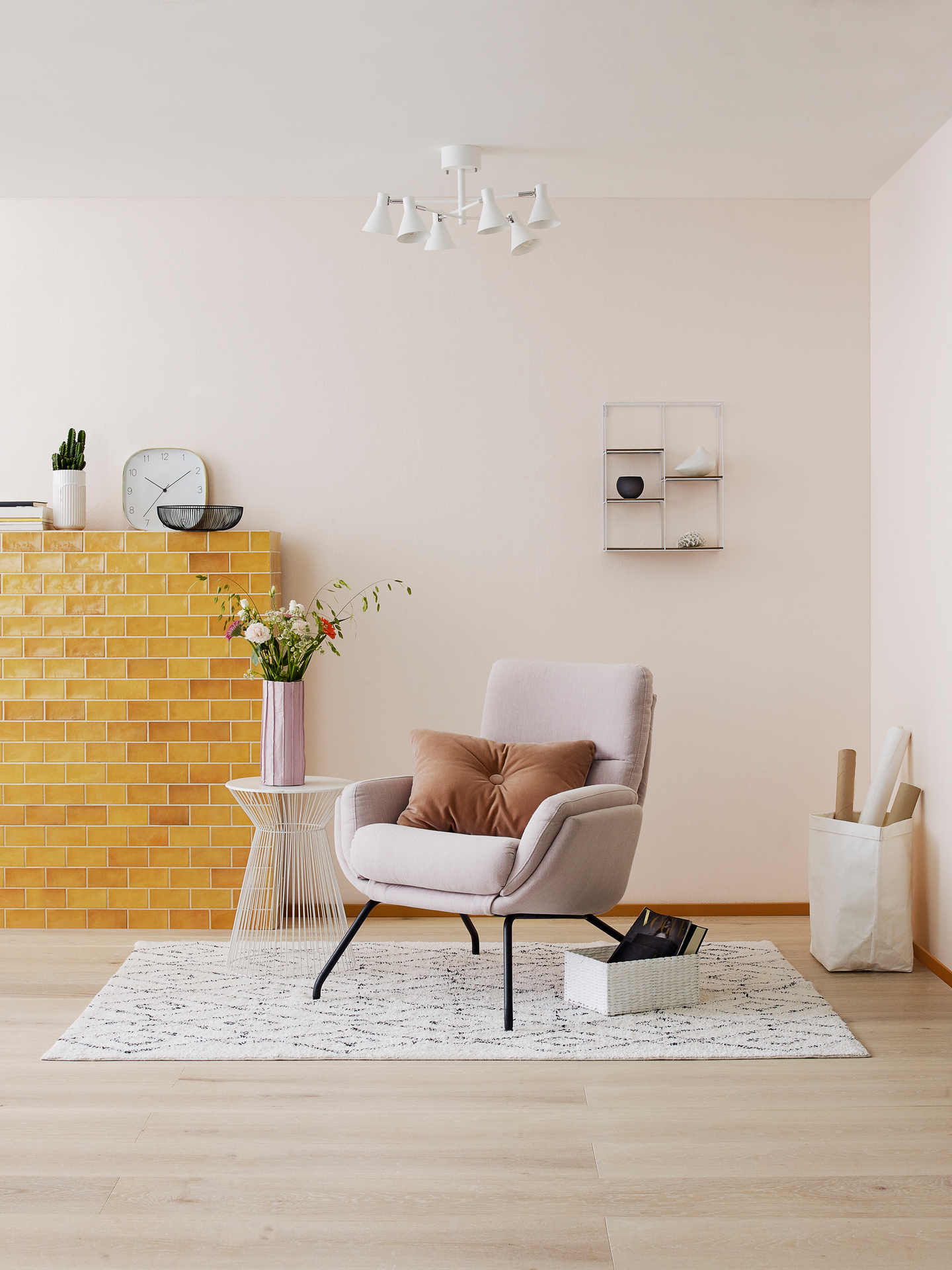 Kattovalaisin Cello Cappella 6-osainen 590mm E14 valkoinen