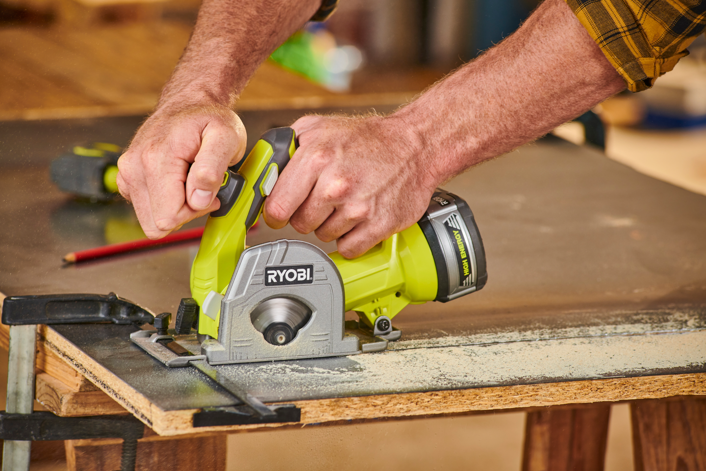 Monitoimisaha Ryobi R18MMS-0 18V ONE+ ilman akkua