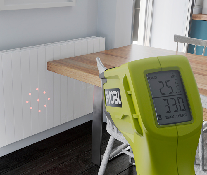 Infrapunalämpömittari Ryobi RBIRT08