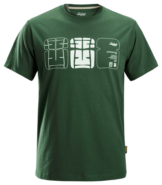 T-paita Snickers puuvilla 2522-3995 2kpl