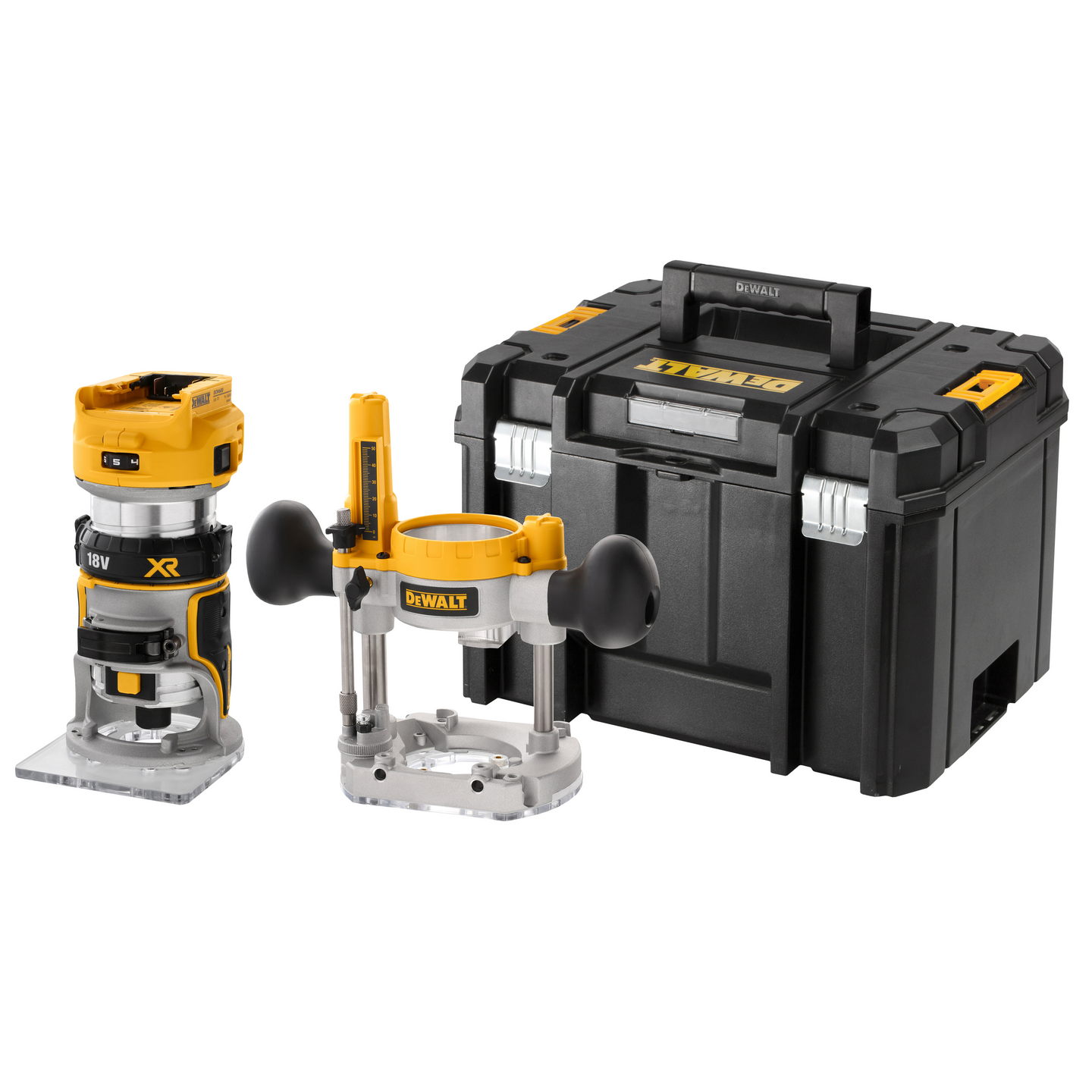 Akkuyläjyrsin DeWalt DCW604NT TSTAK-laukku
