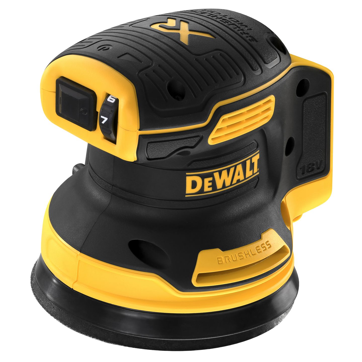 Epäkeskohiomakone DeWalt DCW210NT 18V 125mm TSTAK-laukku