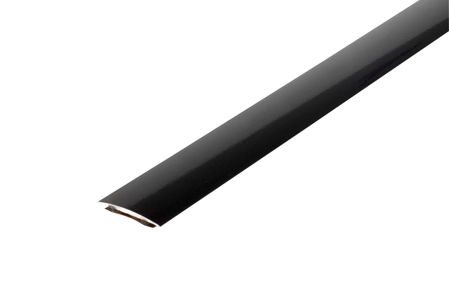 Saumalista 29mm musta-anodisoitu sileä 3000mm