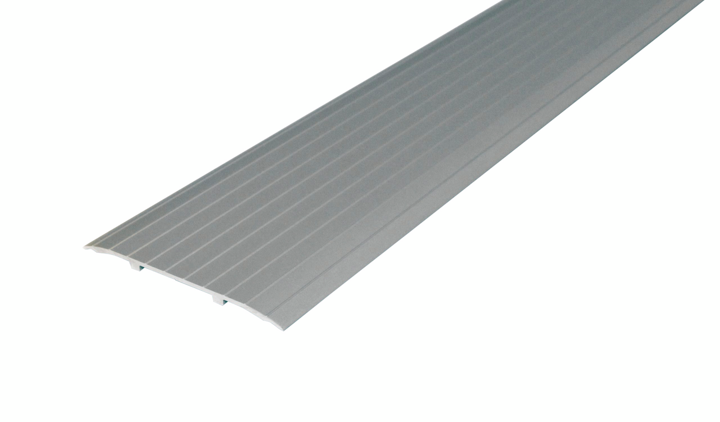 Saumalista 100mm hopea-anodisoitu uritettu 2000mm