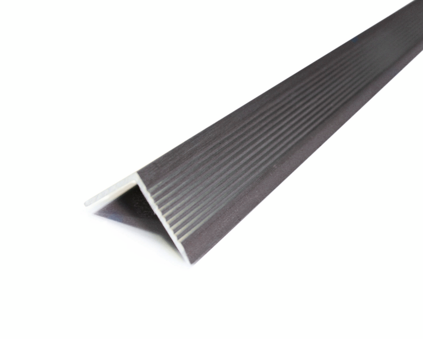 Askelkulmalista 30x30mm Nordic Graphite uritettu 2000mm