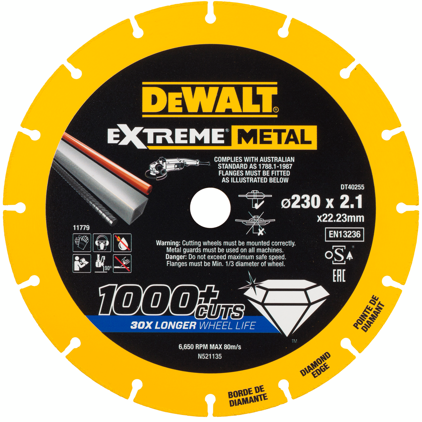 Timanttilaikka Dewalt extreme 230mm DT40255