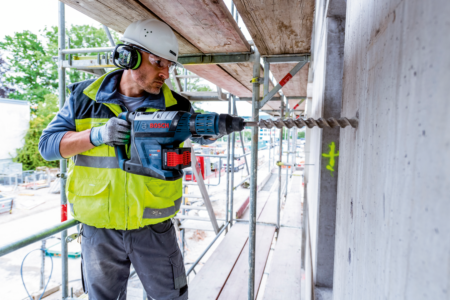 Akkuporavasara Bosch GBH 18V-45 C Solo Case