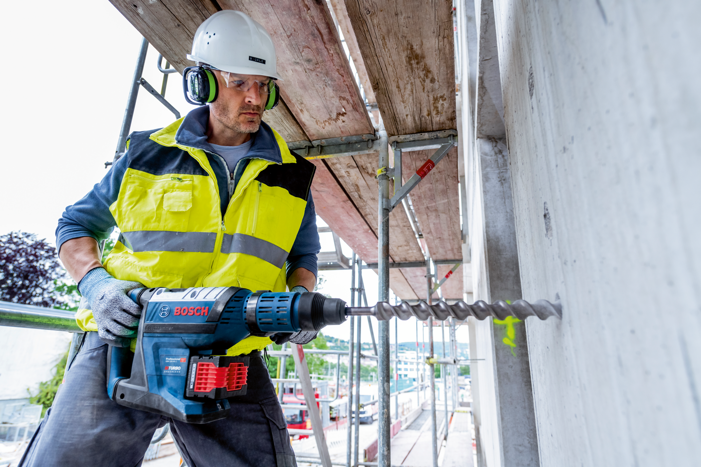 Akkuporavasara Bosch GBH 18V-45 C Solo Case