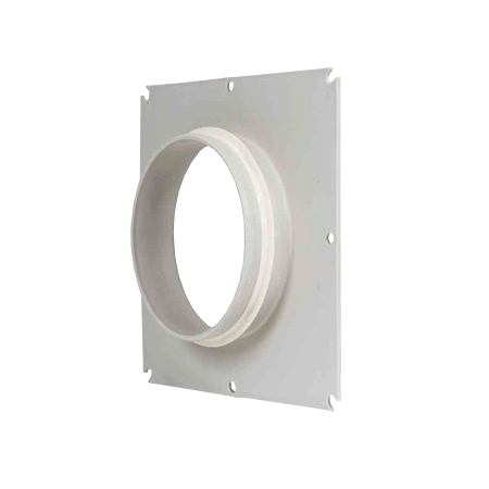 Putkiyhde VILPE 200mm säleikkö 240x240mm