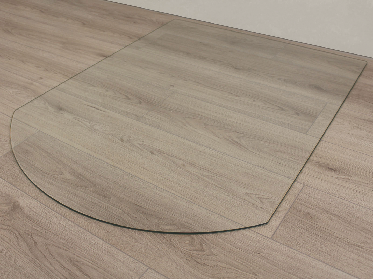 Suoja-alusta kulmikas 6x850x1100mm kirkas