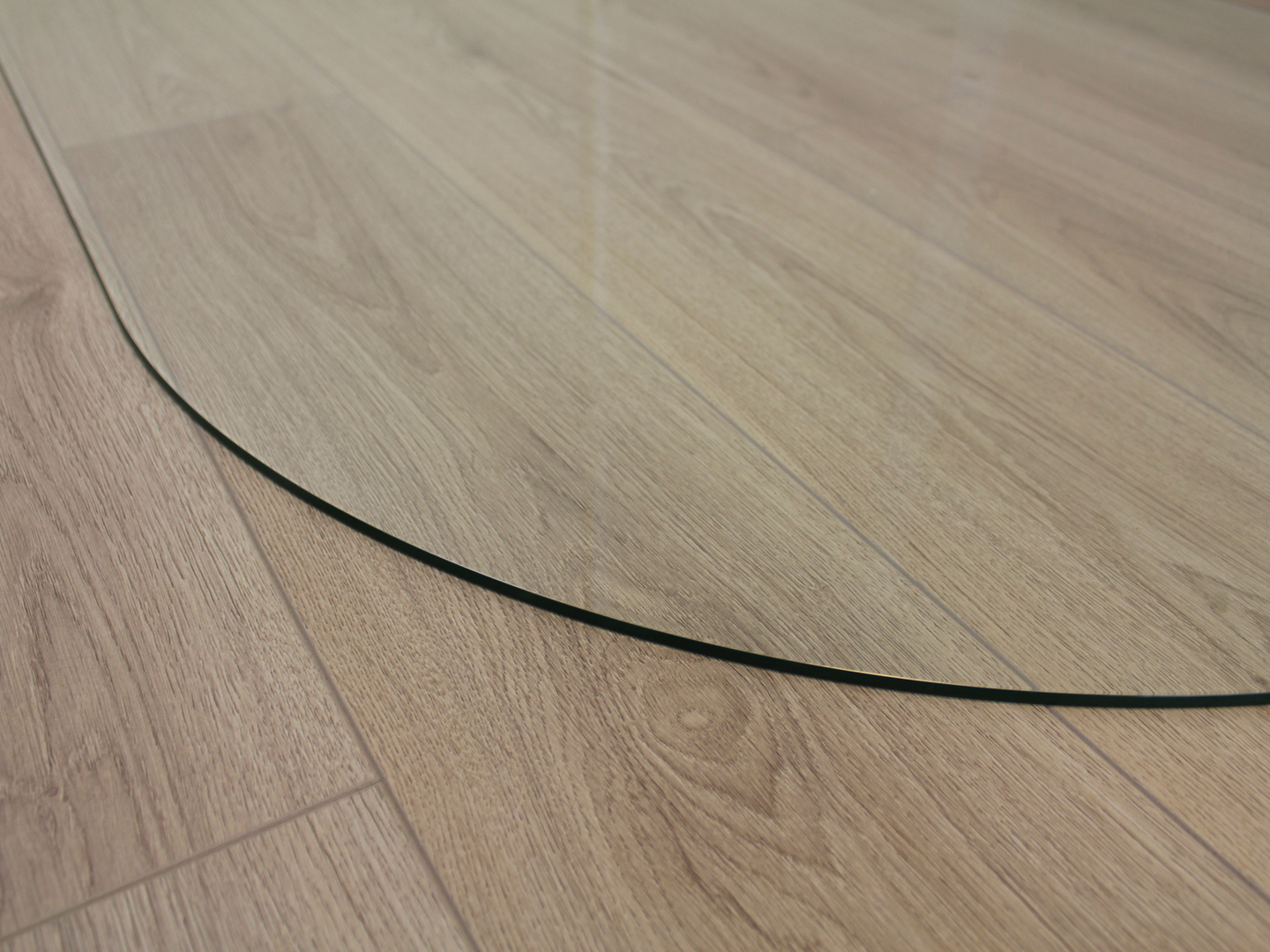 Suoja-alusta puolipyöreä 6x1000x1200mm kirkas