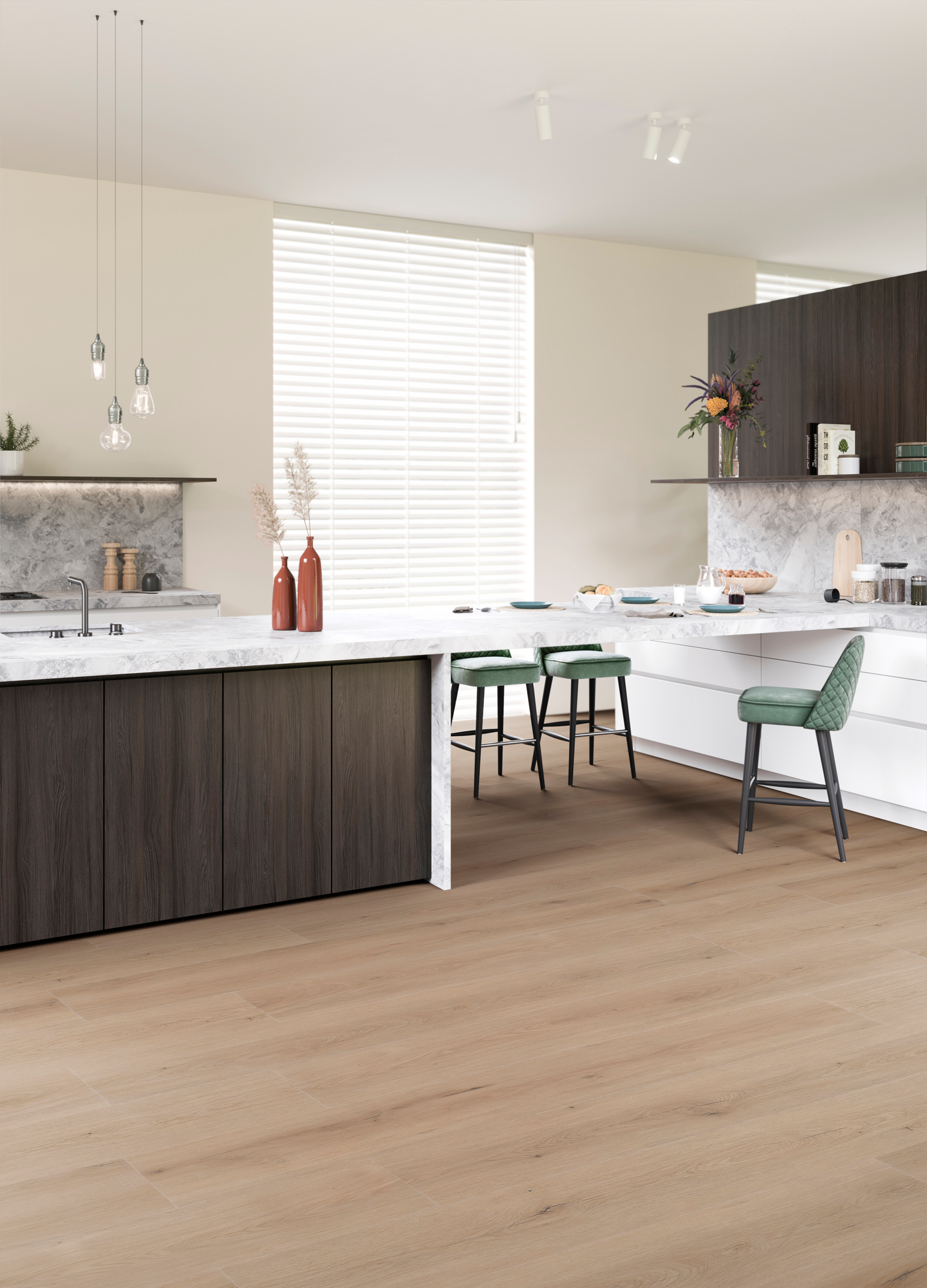 Vinyylilankku Mantaro Pecan Man-5619-IB KL34 1,77m²