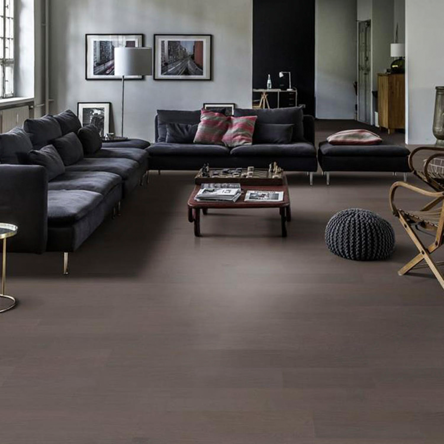 Kovapuulattia Kährs Life Faded Black 2S