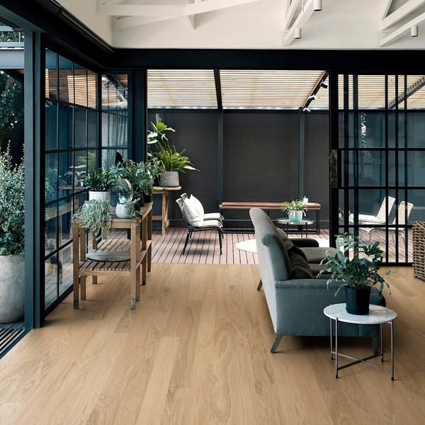 Kovapuulattia Kährs Life Light Suede Narrow 1S