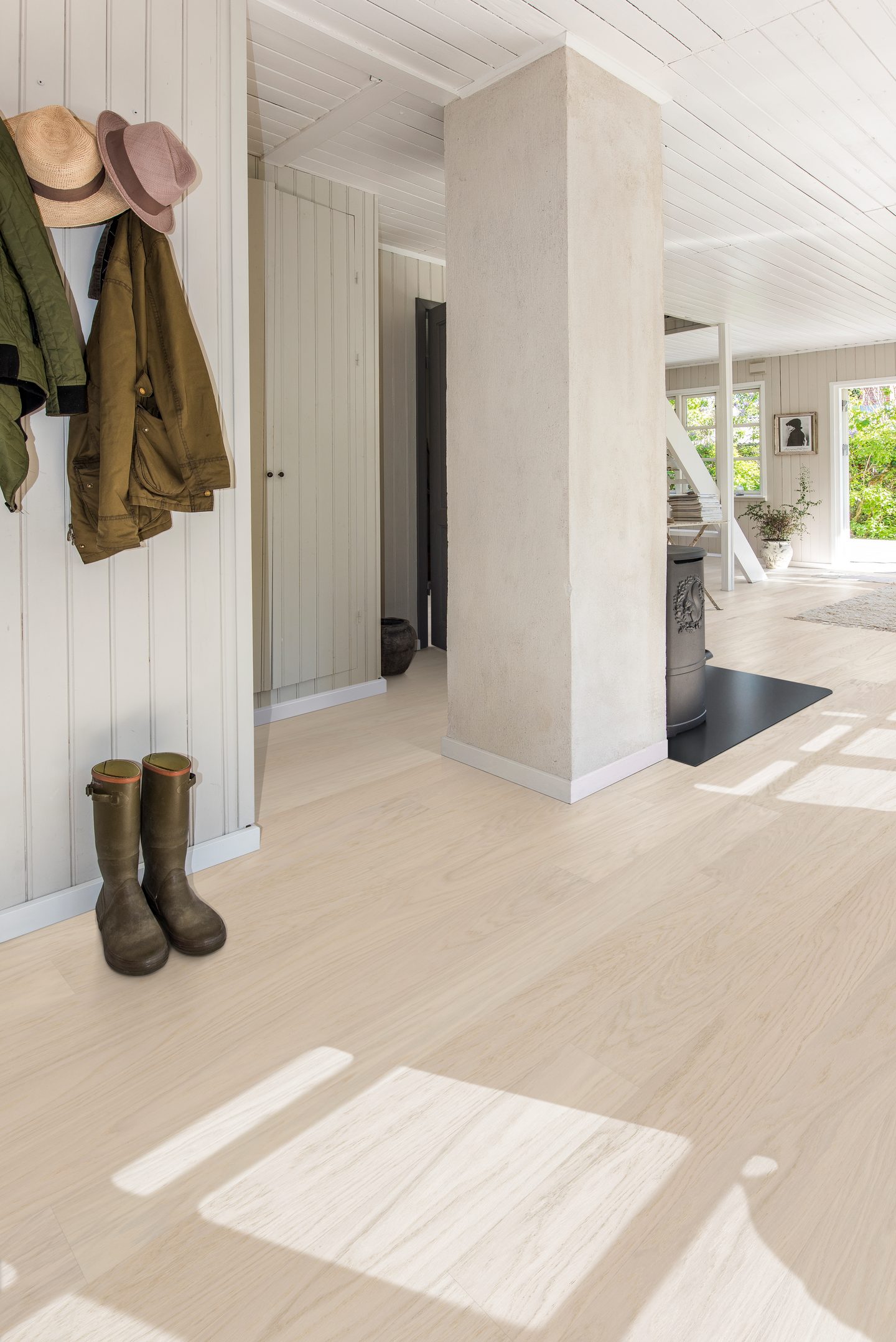 Kovapuulattia Kährs Life Coconut Cream Wide 1S