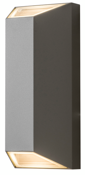 Ulkoseinävalaisin Airam Sala 2xGU10 IP44 harmaa