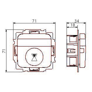 Uppoajastin ABB Jussi T210-214P 30min