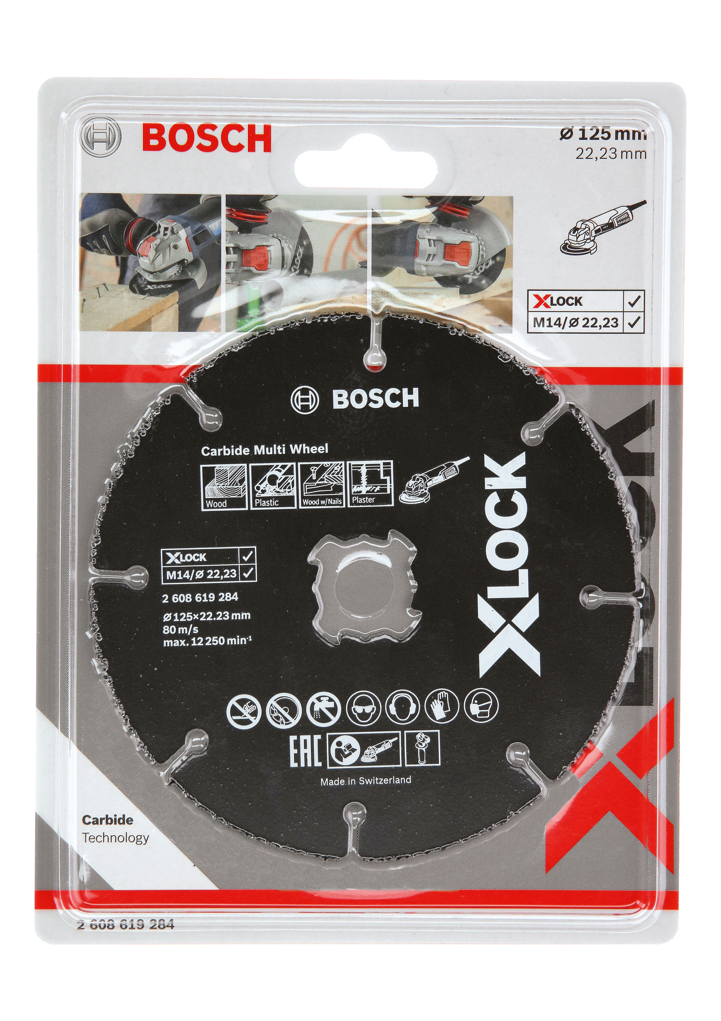 Katkaisulaikka Bosch X-LOCK Carbide Multi Wheel 125mm