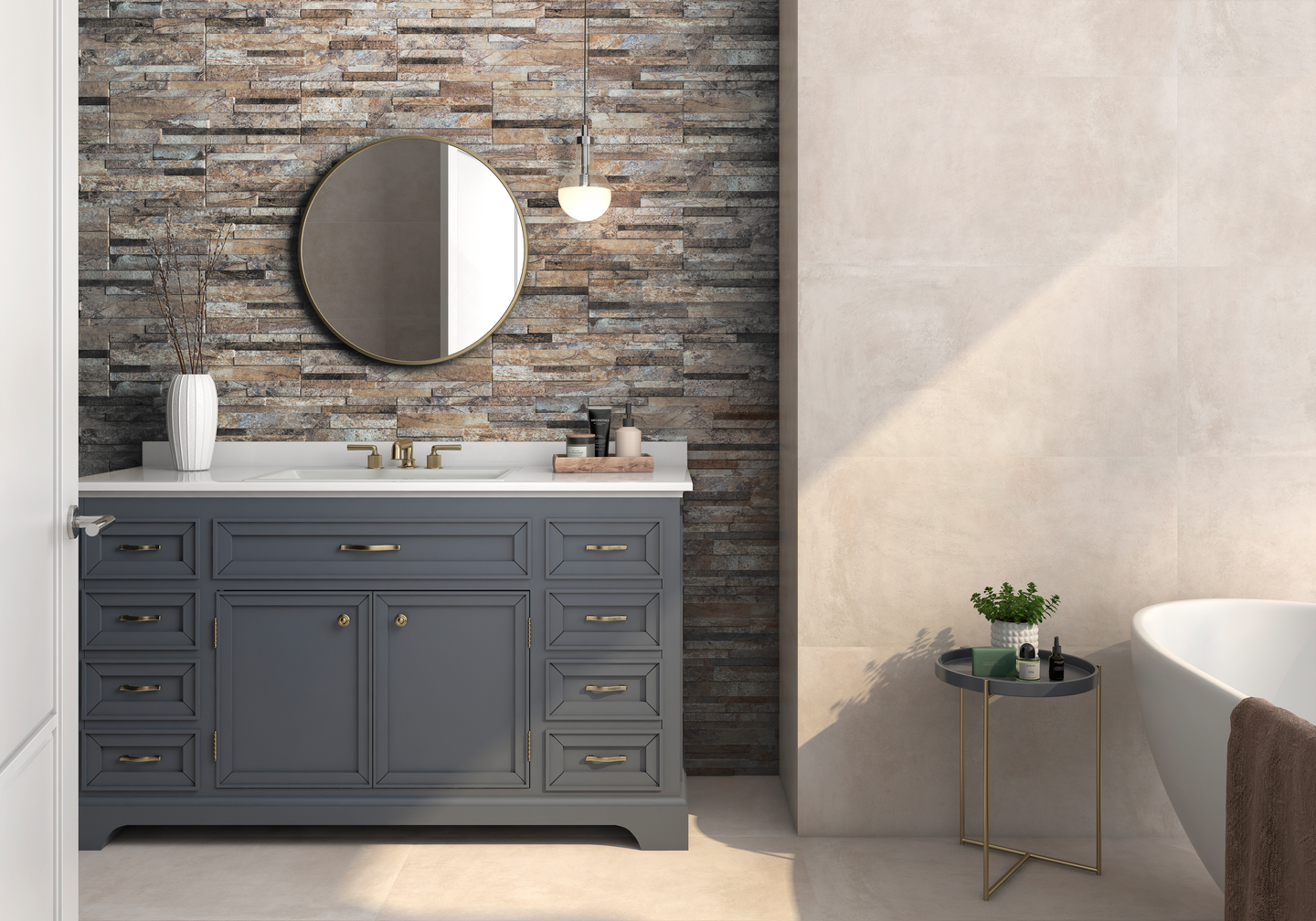 Seinälaatta Cello EOS 17x52 Oxid tumma 1,15m²