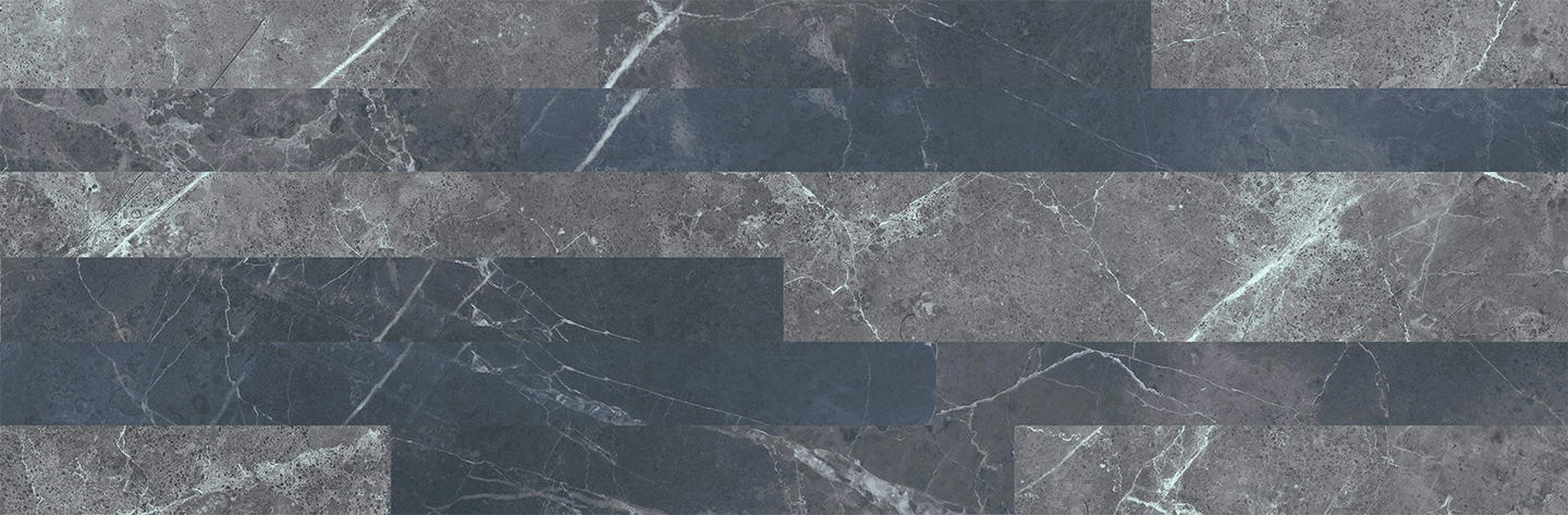 Seinälaatta Cello Block 16,3x51,4 RT Nero musta 0,76m²