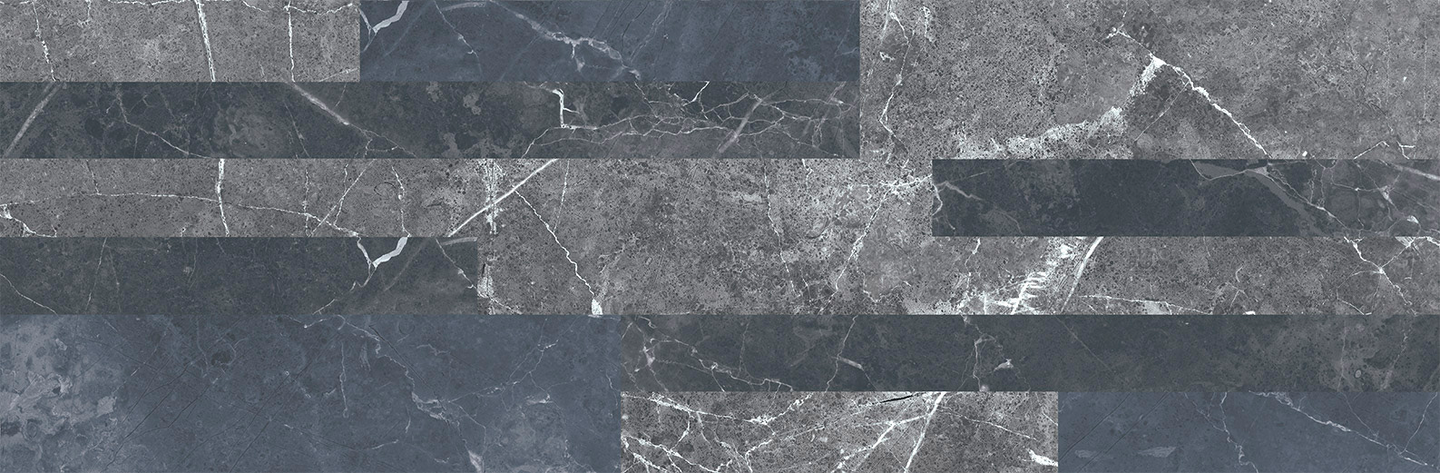 Seinälaatta Cello Block 16,3x51,4 RT Nero musta 0,76m²