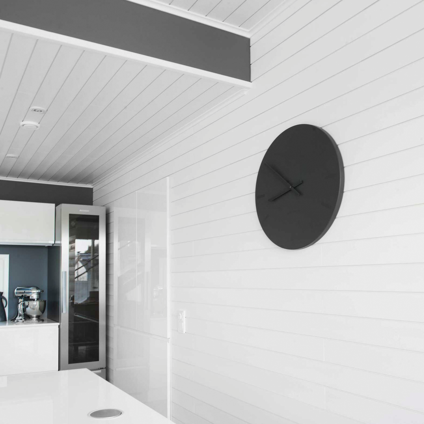 Sisustuspaneeli Kiille 15x120x2350 puhdas valkoinen STS 1,48m²