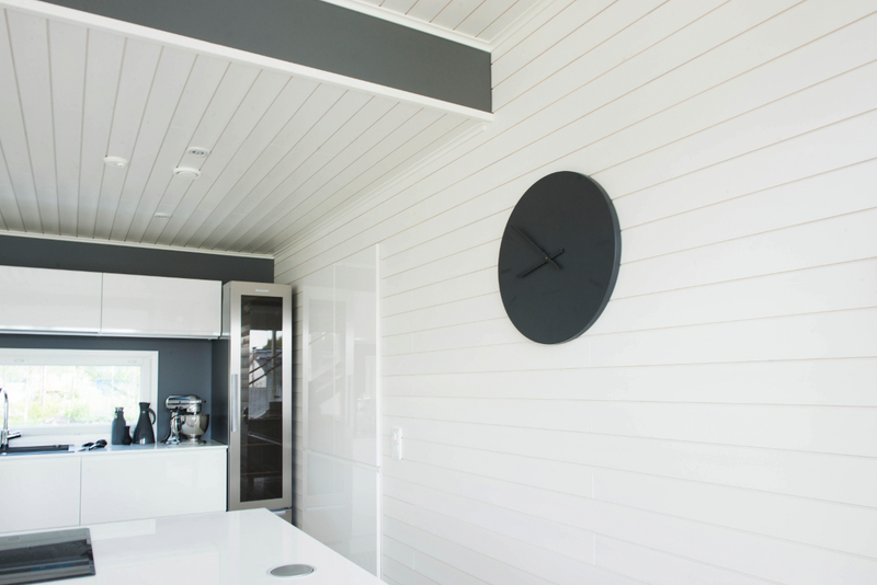 Sisustuspaneeli Kiille 15x120x2350 puhdas valkoinen STS 1,48m²