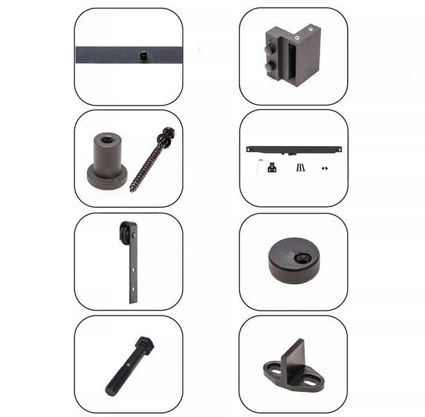 Helasarja Helaform Retrö kiskolla 2,4m ladon ovi