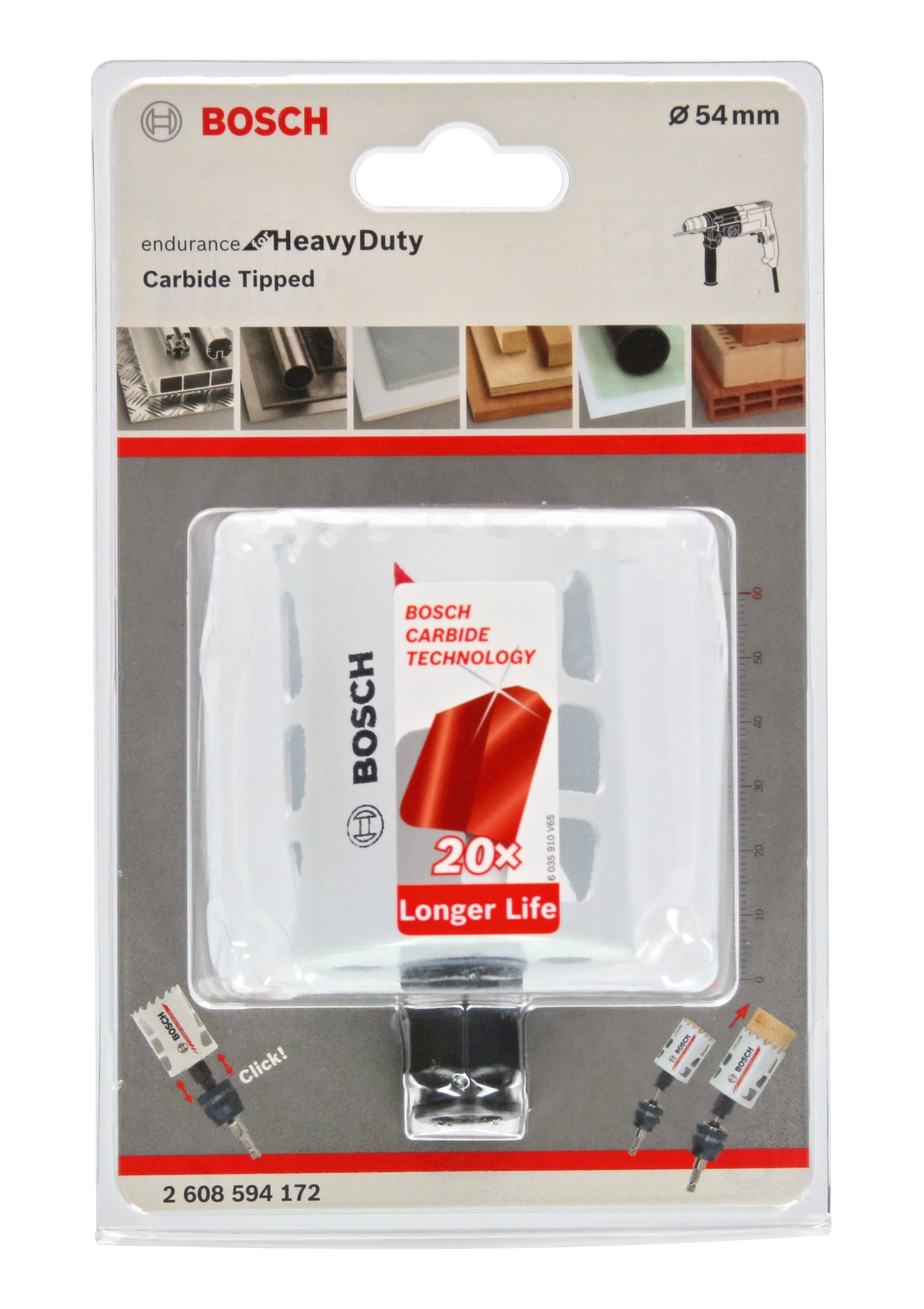 HÅLSÅG CARBIDE POWERCHANGE 54MM L60MM